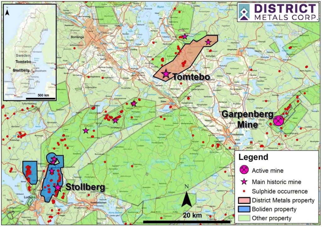 Tomtebo and Stollberg sites