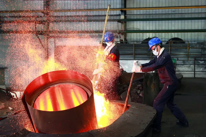 copper smelters