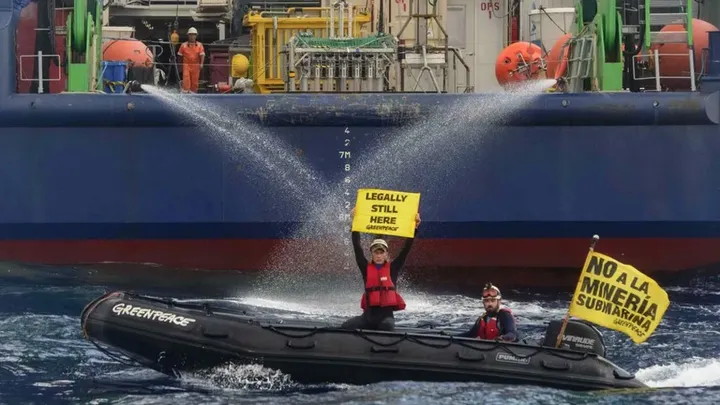 Deep Sea mining protest