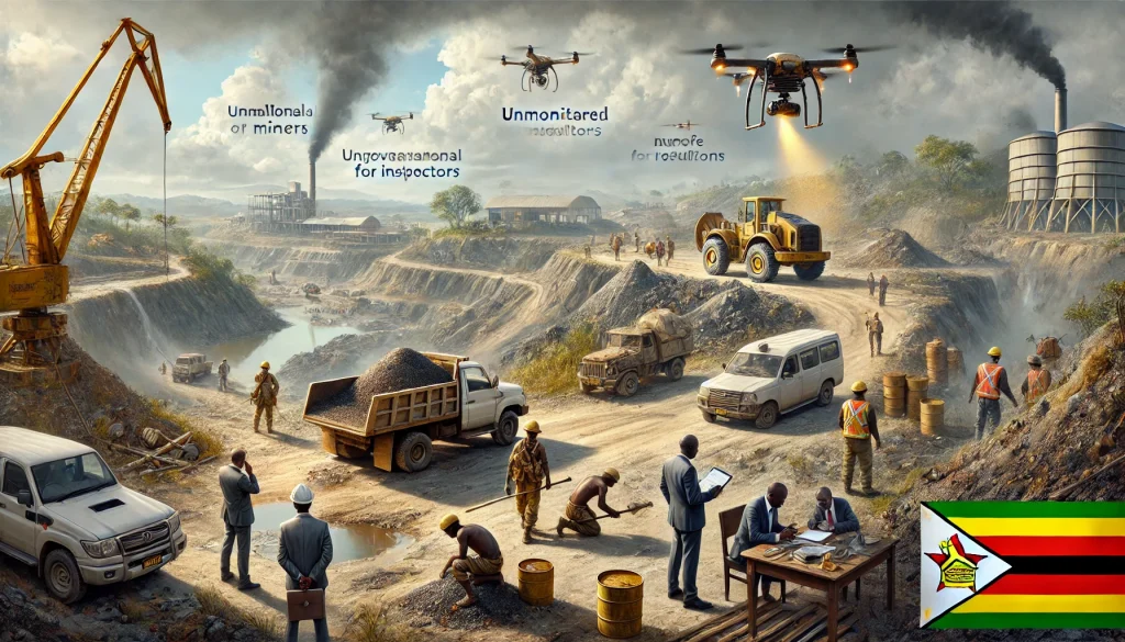 illegal mining in Zimbabwe